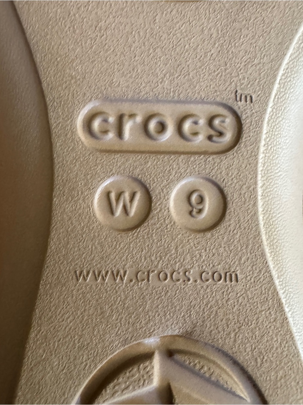 Crocs Sienna Ballet Flats W9 Mauve Taupe Brown Slip On Comfort Shoes 202811 - Picture 8 of 9